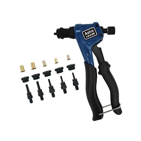 Astro Pneumatic HAND RIVET NUT KIT SAE & METRIC W/NUTS AO1443B